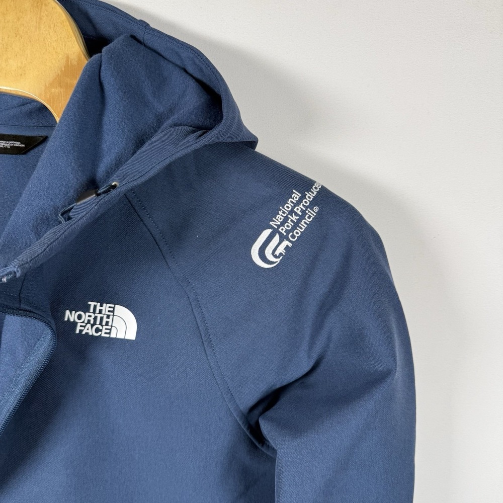 The North Face Men's Barr Lake Hooded Soft Shell Jacket XXL Shady Blue NWT *Logo - Picture 10 of 12